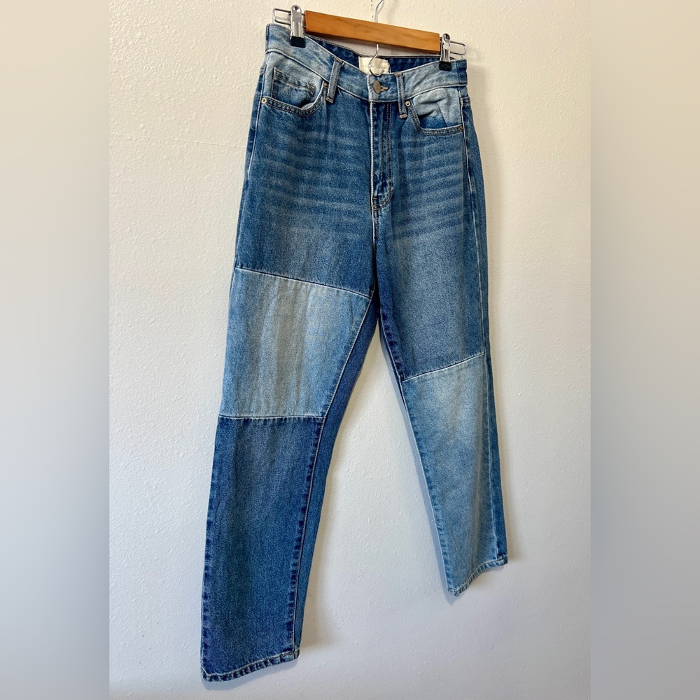 Gilded Intent Multi-Wash Patchwork 90's Straight … - image 7